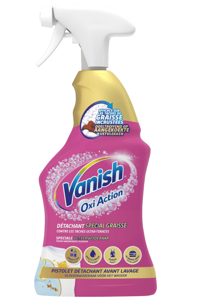 Vanish Oxi Action Vetvlekverwijderaar Spray voor het wassen