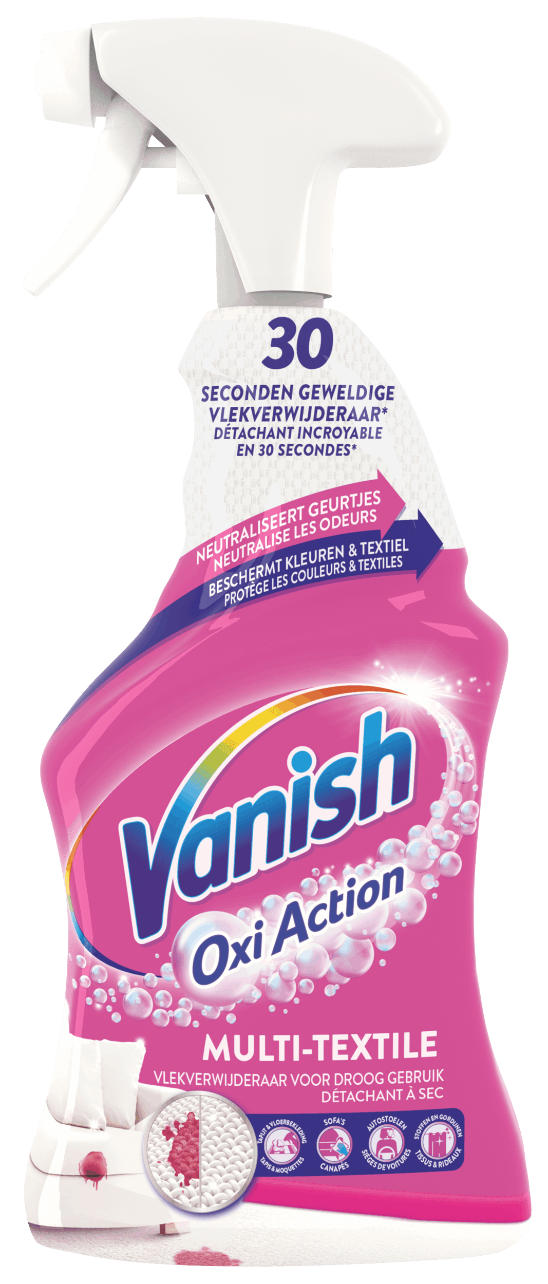 Vanish Oxi Action Droge Vlekverwijderaar Spray
